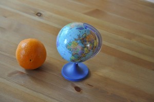globus i pomarańcza